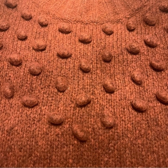 MADEWELL Bobble Chestnuts Roasting Crew Neck Heather Tulip/Rustic Size Small - Picture 4 of 6